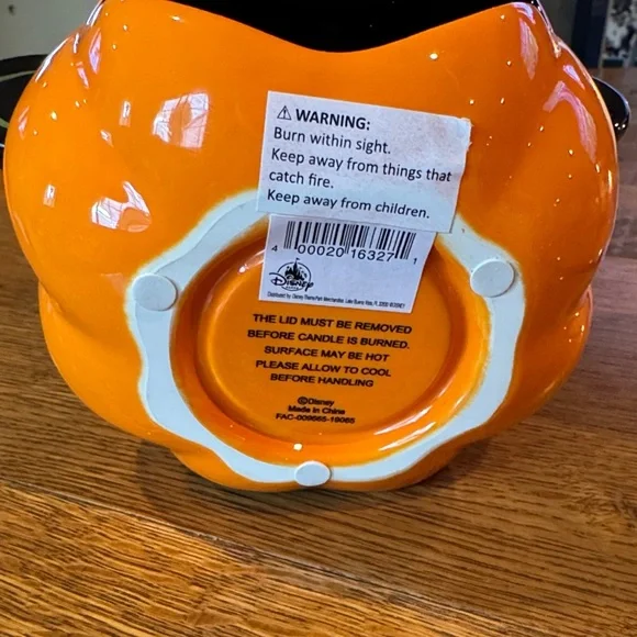 Disney Orange and Black Mickey Pumpkin Decor - Picture 4 of 4